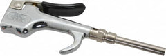 Coilhose Pneumatics - Safety Extension Tube Thumb Lever Blow Gun - 1/4 NPT, 3" Tube Length - Caliber Tooling