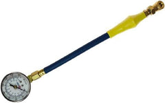 Coilhose Pneumatics - 0 to 60 psi Dial Ball Tire Pressure Gauge - 7' Hose Length - Caliber Tooling