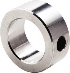 Climax Metal Products - 3" Bore, Aluminum, Set Screw Shaft Collar - 4" Outside Diam, 1-1/8" Wide - Caliber Tooling