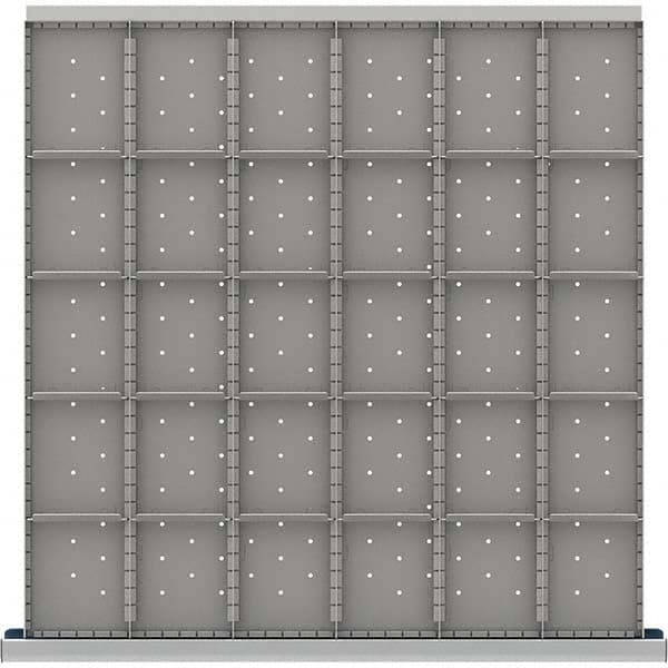 LISTA - 30-Compartment Drawer Divider Layout for 3.15" High Drawers - Caliber Tooling