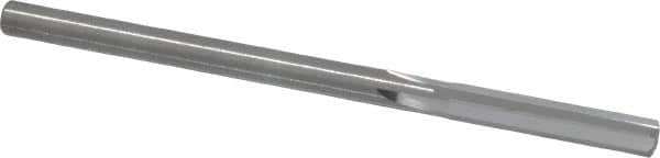 Hertel - 0.142" Solid Carbide 4 Flute Chucking Reamer - Straight Flute, 0.142" Straight Shank, 3/4" Flute Length, 2-1/2" OAL - Caliber Tooling