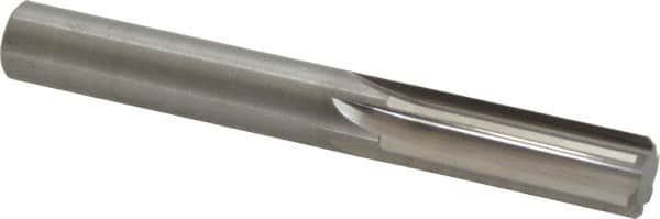 Hertel - 1/2" Solid Carbide 6 Flute Chucking Reamer - Straight Flute, Straight Shank, 1-1/2" Flute Length, 4" OAL - Caliber Tooling