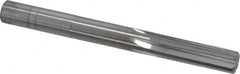 Hertel - Letter O Solid Carbide 6 Flute Chucking Reamer - Straight Flute, Straight Shank, 1-1/8" Flute Length, 3-1/4" OAL - Caliber Tooling