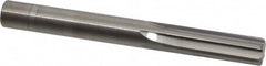 Hertel - Letter V Solid Carbide 6 Flute Chucking Reamer - Straight Flute, Straight Shank, 1-1/4" Flute Length, 3-1/2" OAL - Caliber Tooling