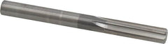 Hertel - 8mm Solid Carbide 6 Flute Chucking Reamer - Straight Flute, Straight Shank, 1-1/8" Flute Length, 3-1/4" OAL - Caliber Tooling