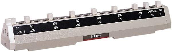 Mitutoyo - 0 to 300mm Caliper Checker - Horizontal and Vertical, Accurate to 0.005mm - Caliber Tooling