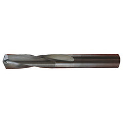 ‎#7 Dia. × 0.201″ Shank × 3/4″ Flute Length × 2-1/2″ OAL, Stub, 118°, Bright, 2xD Flute, Round Solid Carbide Drill - Exact Industrial Supply