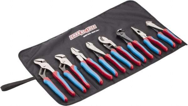 Channellock - 8 Piece Plier Set - Comes in Tool Roll - Caliber Tooling