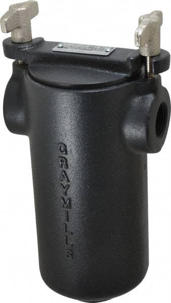 Graymills - 1 Outlet Size, Pump Filter - 11-3/4 Long, 30 Mesh - Caliber Tooling