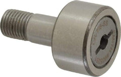 Accurate Bushing - 7/8" Roller Diam x 1/2" Width, 3/8" Stud Diam x 7/8" Length, Stud Cam Follower - Stainless Steel, 3/8" Thread Length, 3/8-24 Thread, 1-3/8" OAL, 1,245 Lb Dynamic Cap - Caliber Tooling