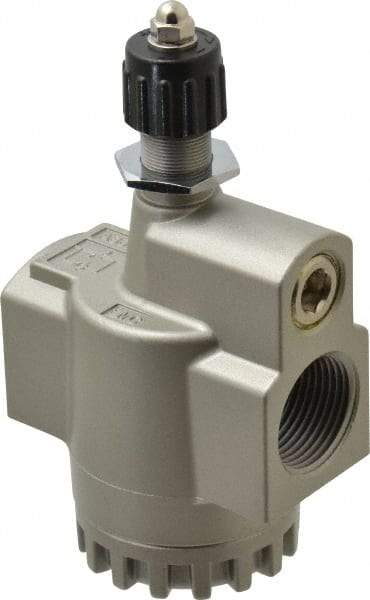 SMC PNEUMATICS - 1" Male NPT x 1" Female NPT Flow & Speed Control Valve - Inline Type - Caliber Tooling