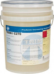 Master Fluid Solutions - Trim C270, 5 Gal Pail Cutting & Grinding Fluid - Synthetic, For Drilling, Reaming, Tapping - Caliber Tooling