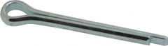 Value Collection - 1/4" Diam x 2" Long Extended Prong Cotter Pin - Grade 2, Zinc-Plated, Steel - Caliber Tooling