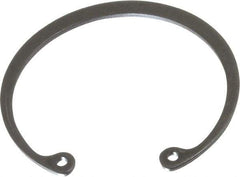 Value Collection - 2" Nominal, 0.062" Thick, Phosphate Finish, Spring Steel Snap Internal Retaining Ring - 0.068" Groove Width, 0.061" Groove Depth, 2.122" Groove Diam - Caliber Tooling