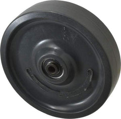 Albion - 8 Inch Diameter x 2 Inch Wide, Polyurethane Caster Wheel - 1,200 Lb. Capacity, 2-7/16 Inch Hub Length, 1/2 Inch Axle Diameter, Precision Ball Bearing - Caliber Tooling