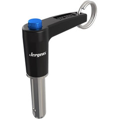 ‎5/16″ Pin Diameter, 1-3/4″ Grip Length, L-Handle Kwik-Lok Pin, Stainless Steel, Black Finish