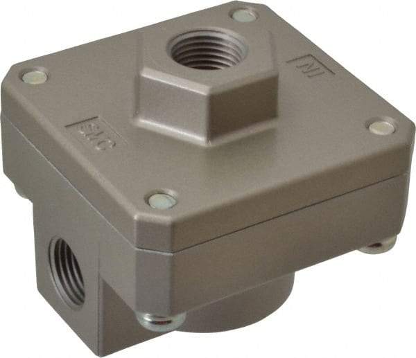 SMC PNEUMATICS - 1/2" NPTF Quick Exhaust Valve - 7 to 150 psi - Caliber Tooling