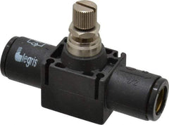 Legris - 1/2" Tube OD Inline Flow Control Valve - Caliber Tooling