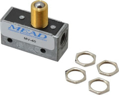 Mead - 3 Way Pilot Air Valve - 1/8" NPT Inlet, Ball Roller - Caliber Tooling