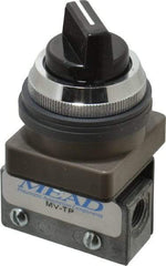 Mead - 3 Way Pilot Air Valve - 1/8" NPT Inlet, Two Position - Caliber Tooling