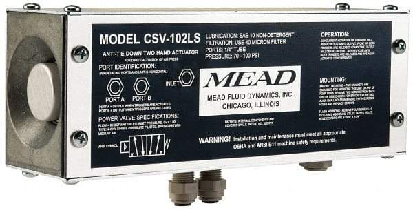 Mead - L-Type 4 Way Pkg. Low Stress Two Hand Control Unit - 120 Max psi - Caliber Tooling