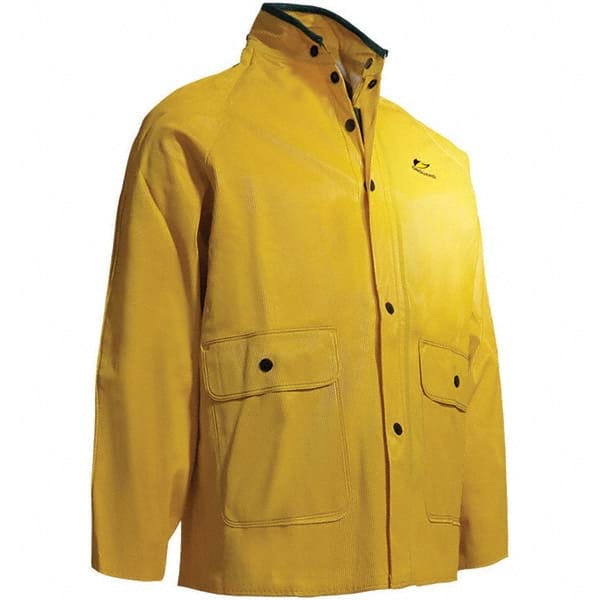 OnGuard - Size L Yellow Rain Jacket - Caliber Tooling