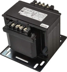 Sola/Hevi-Duty - 1 Phase, 1 kVA, Control Transformer - 2 Input, 1 Output Winding, 60, 50/60 at 220 V x 440 V, 50/60 at 230 V x 460 V Hz, 7.36 Inch Deep x 5.56 Inch High, 131°F Temp Rise - Caliber Tooling