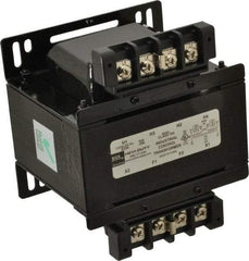 Sola/Hevi-Duty - 1 Phase, 1/4 kVA, Control Transformer - 2 Input, 1 Output Winding, 60, 50/60 at 220 V x 440 V, 50/60 at 230 V x 460 V Hz, 5.21 Inch Deep x 3.89 Inch High, 131°F Temp Rise - Caliber Tooling