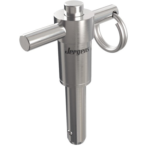 25 mm Pin Diameter, 90 mm Grip Length, Heavy Duty T-Handle Kwik-Lok Pin, Stainless Steel