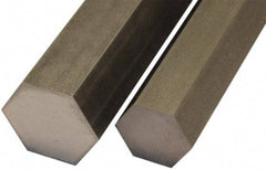 Value Collection - 2" Width Across Flats x 1' Long, Steel Hexagon Bar - Material Specification 12L14 - Caliber Tooling