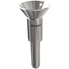 ‎3/16″ Pin Diameter, 1-1/2″ Grip Length, Recessed Button Handle Kwik-Lok Pin, Stainless Steel