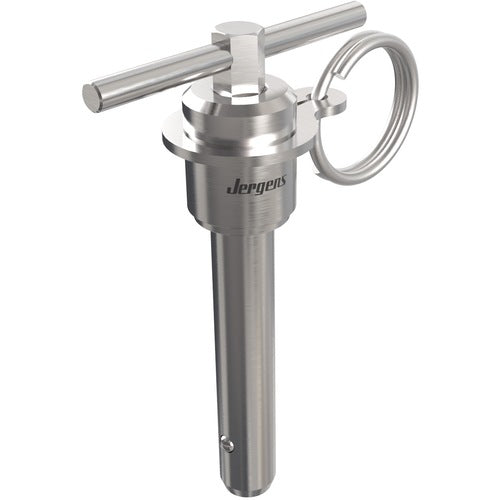 ‎1/2″ Pin Diameter, 1-3/4″ Grip Length, Double Acting T-Handle Kwik-Lok Pin, Stainless Steel