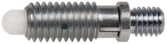 Gibraltar - 5/16-18, 5/8" Thread Length, 0.179" Max Plunger Diam, 1.5 Lb Init to 6 Lb Final End Force, Locking Knob Handle Plunger - Knobless Threaded Stud, 13/16" Length Under Head/Shoulder, 3/16" Plunger Projection - Caliber Tooling