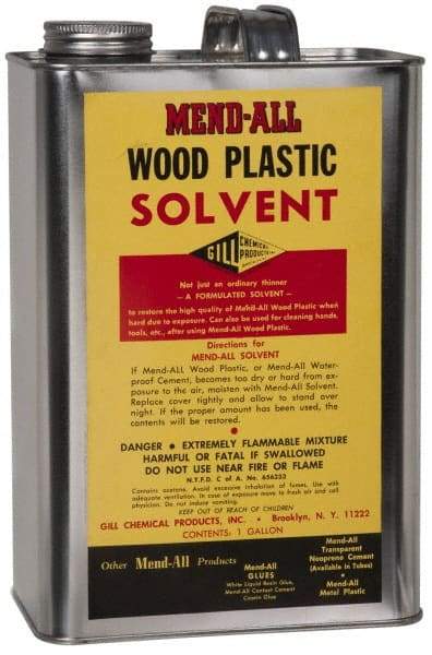 MendAll - 16 oz Wood Filler Solvent - Clear, Solvent Base - Caliber Tooling