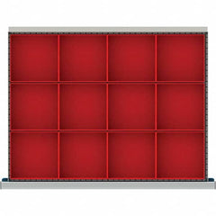 LISTA - 12-Compartment Drawer Divider Layout for 3.15" High Drawers - Caliber Tooling