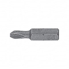 DeWALT - #2, Insert Standard Phillips Screwdriver Bit - 1/4" Drive, 1" OAL - Caliber Tooling