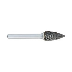 ‎SM-1 -6mm × 12mm LOC × 6mm Shank × 50mm OAL Pointed Cone Carbide Medium Tough Cut Burr - Caliber Tooling