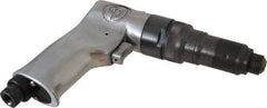 Chicago Pneumatic - 1/4" Bit Holder, 1,800 RPM, Pistol Grip Handle Air Screwdriver - 25 to 44 In/Lb Torque, 1/4 NPT Inlet, 4 CFM - Caliber Tooling