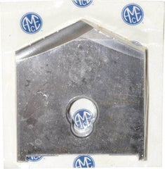 Allied Machine and Engineering - 3-1/16" Diam x 3/8" Thick, Seat Code F, 130° Included Angle Spade Drill Insert - Uncoated Powdered Metal, Powdered Metal, Series F - Caliber Tooling