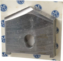 Allied Machine and Engineering - 3-5/16" Diam x 1/2" Thick, Seat Code F, 130° Included Angle Spade Drill Insert - Uncoated Powdered Metal, Powdered Metal, Series F - Caliber Tooling