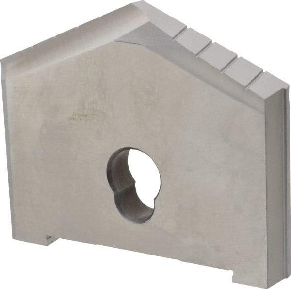 Allied Machine and Engineering - 3-3/4" Diam x 1/2" Thick, Seat Code F, 130° Included Angle Spade Drill Insert - Uncoated Powdered Metal, Powdered Metal, Series F - Caliber Tooling