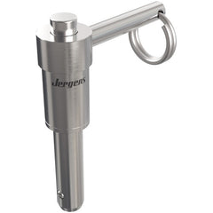 16 mm Pin Diameter, 70 mm Grip Length, Heavy Duty L-Handle Kwik-Lok Pin, Stainless Steel