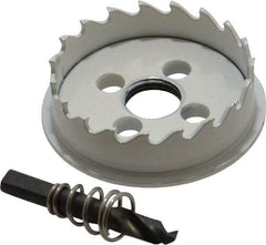 Lenox - 2-1/8" Diam, 1/2" Cutting Depth, Hole Saw - Carbide-Tipped Saw, Toothed Edge - Caliber Tooling