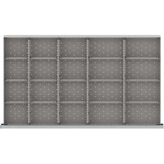 LISTA - 20-Compartment Drawer Divider Layout for 3.15" High Drawers - Caliber Tooling