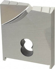 Allied Machine and Engineering - 2" Diam x 3/8" Thick, Seat Code D, Flat Bottom Spade Drill Insert - Uncoated Powdered Metal, Powdered Metal, Series D - Caliber Tooling