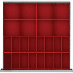 LISTA - 24-Compartment Drawer Divider Layout for 3.15" High Drawers - Caliber Tooling