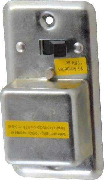 Cooper Bussmann - 125 VAC, Indicating Fuse Cover - For Use with 2-1/4 Inch Handy Boxes, FUSTAT Plug Fuses and FUSTRON Plug Fuses - Caliber Tooling