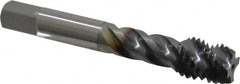 OSG - 5/8-11 UNC 4 Flute 3B Modified Bottoming Spiral Flute Tap - Vanadium High Speed Steel, TiCN Finish, 3-13/16" OAL, Right Hand Flute, Right Hand Thread, H3, Series EXOTAP VA3 - Exact Industrial Supply