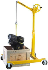 Sky Hook - 500 Lb Load Capacity, Steel Sky Hook Crane - Cherry Picker Mobil Base - Caliber Tooling