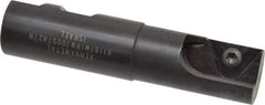 Kennametal - 1.18" Cut Diam, 2.03" Max Depth of Cut, 1" Shank Diam, Internal/External Indexable Thread Mill - Insert Style STN 27, 1.06" Insert Size, 1 Insert, Toolholder Style K118, 4.38" OAL - Caliber Tooling